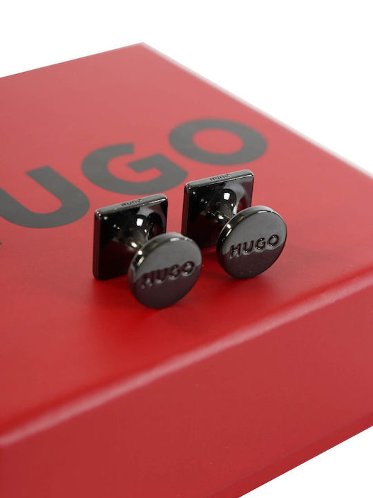 Hugo Cufflinks in Black Color