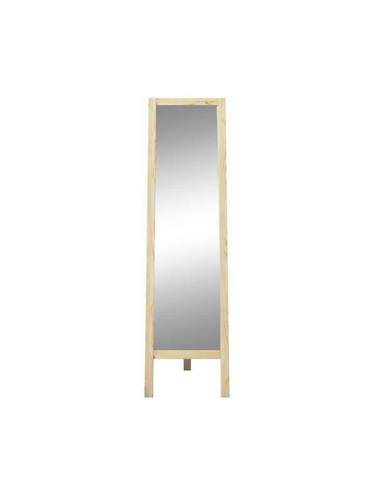 Pakketo Oglindă de Podea cu Cadru de Lemn Perkin 182-000042 Walnut 38x4x145cm