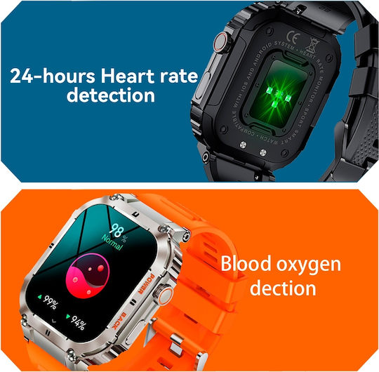 Aoke K57 Pro Smartwatch (Orange)