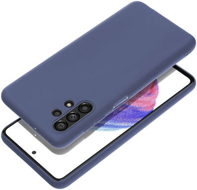 Matt Umschlag Rückseite Silikon Blau (Galaxy A13 4G)