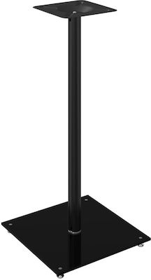 vidaXL Floor Standing Speaker Stands (Pair) Black