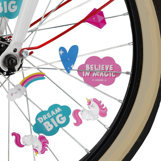 Legami Milano Unicorn Bicycle Spoke Decorations 30pcs