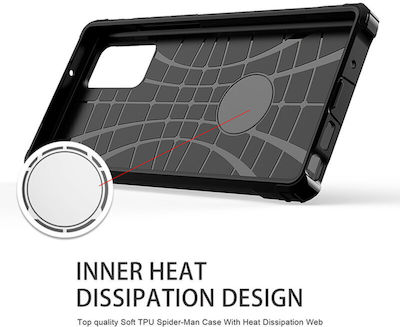 Techsuit Hybrid Coperta din spate rezistent Negru (Galaxy S23 Ultra) KF2311455