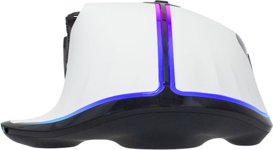 White Shark GM-9006 Marrok RGB Gaming Ποντίκι 12000 DPI Λευκό