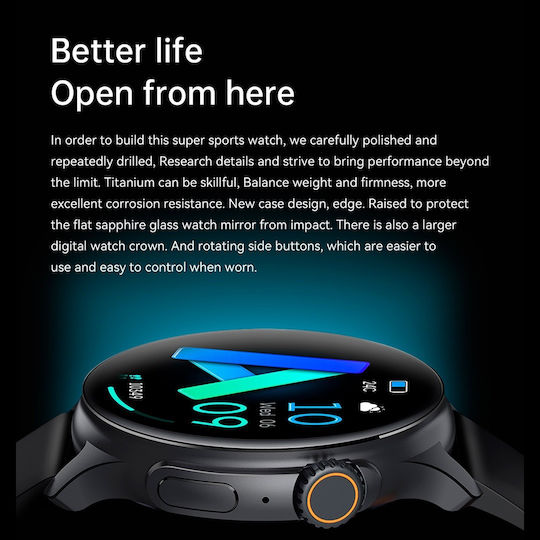 Aoke K58 Smartwatch (Orange)