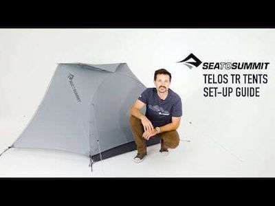 Sea to Summit Telos TR2 Plus Freestanding Tent Σκηνή Camping Igloo Πράσινη για 2 Άτομα 215x135x109εκ.