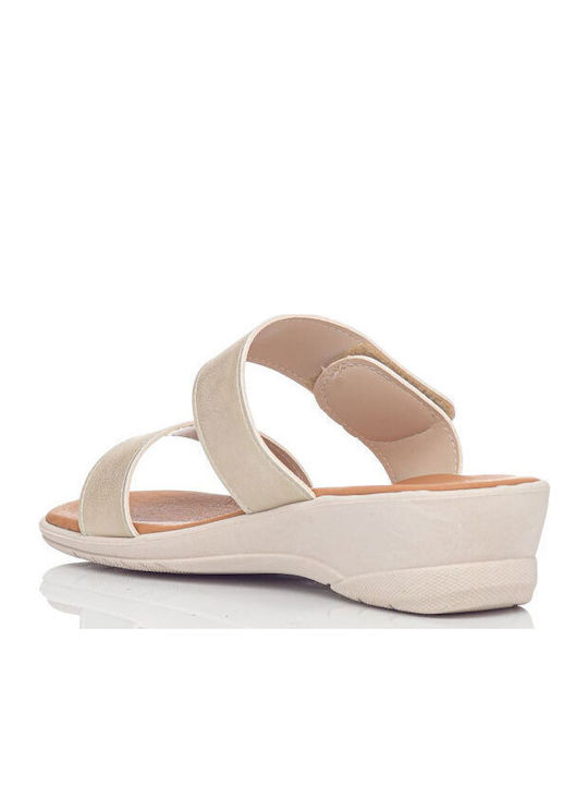 Anatomische Damenplattformen Beige