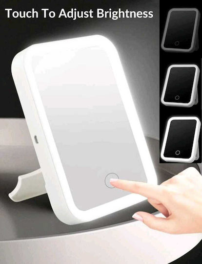 Lightex Oglindă de machiaj De birou cu lumină Alb