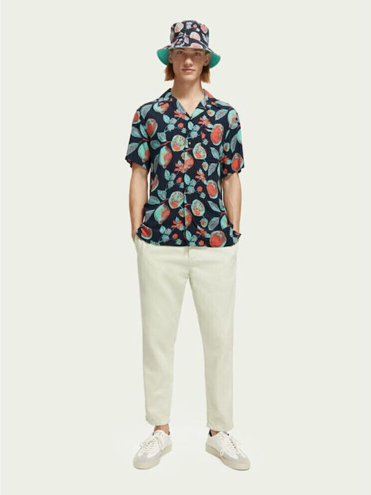 Scotch & Soda Υφασμάτινo Καπέλο Bucket Μπλε