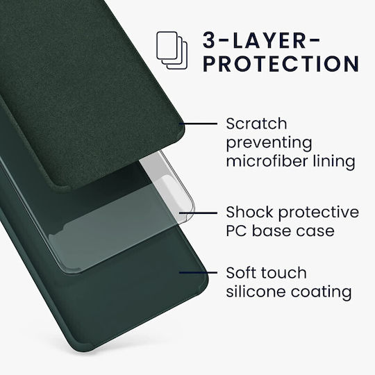 KWmobile Rubberized Back Cover Σιλικόνης Πράσινο (Redmi Note 12 5G / Poco X5 5G)