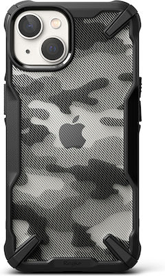 Ringke Fusion X Umschlag Rückseite Kunststoff Camo Black (iPhone 14 Plus) 148713