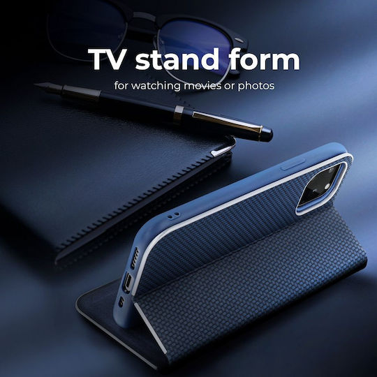 Luna Carbon Book Plastic Blue (Xiaomi 12 Lite)
