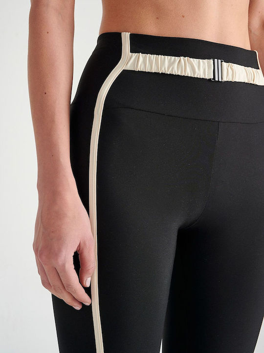 SugarFree Ausbildung Frauen Leggings Hochgeschnitten Schwarz