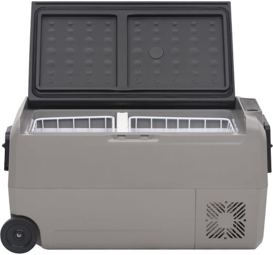 vidaXL Tragbares Kühlschrank 60lt Schwarzes