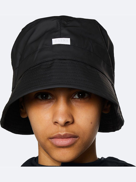 Rains Herren-Hut Bucket-Stil Schwarz