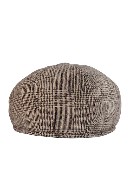 Brims and Trims Men's Flat Cap Brown