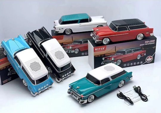 WSTER WS-1955 Bluetooth-Lautsprecher 5W mit Radio und Akkulaufzeit bis zu 4 Stunden Türkis