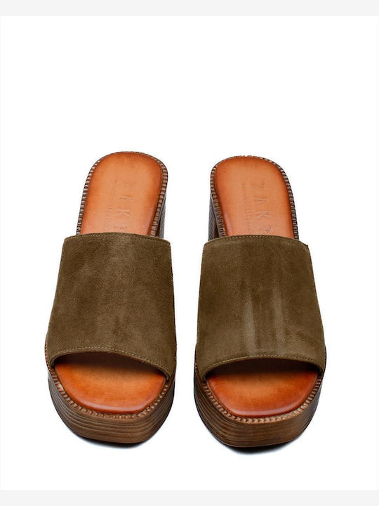 Women's Leather Mules ZAKRO COLLECTION 0025 LADI LADI