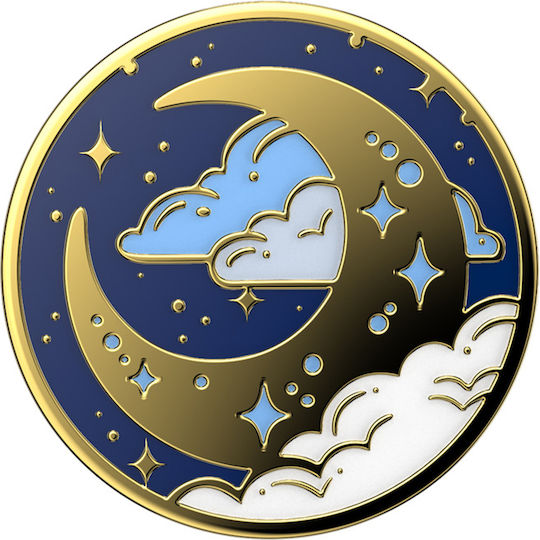 PopSockets PopGrip Premium Κινητού Enamel Fly Me To The Moon