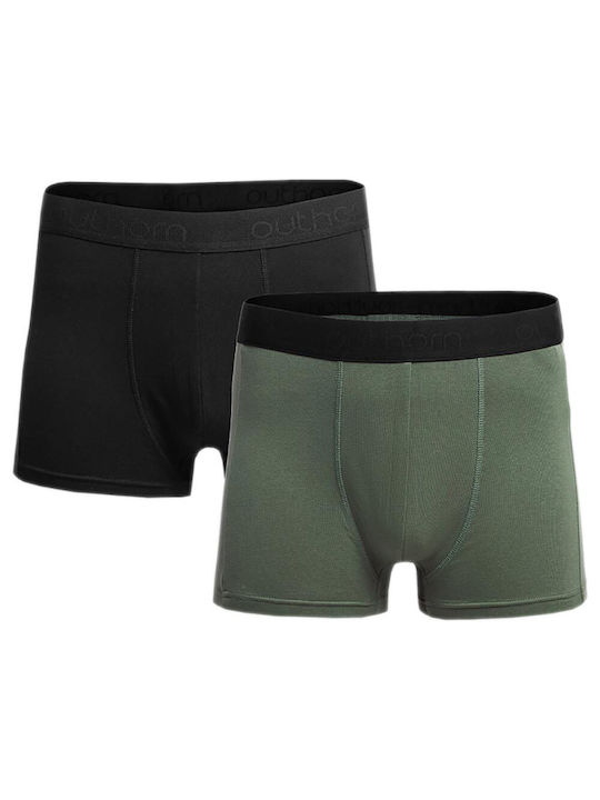 Outhorn Herren Boxershorts Schwarz 2Packung