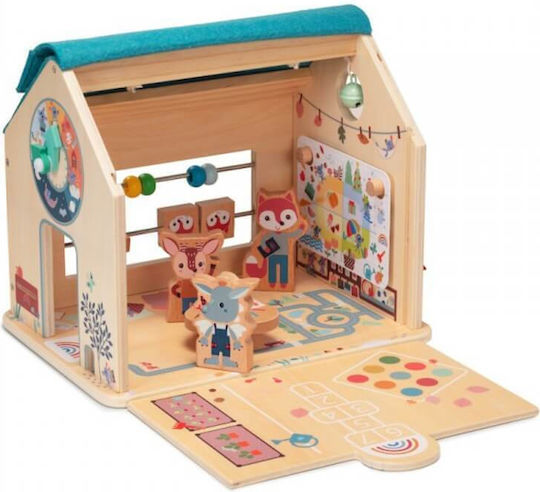 Lilliputiens Baby Toy Activities School made of Wood with Sounds for 24++ Months