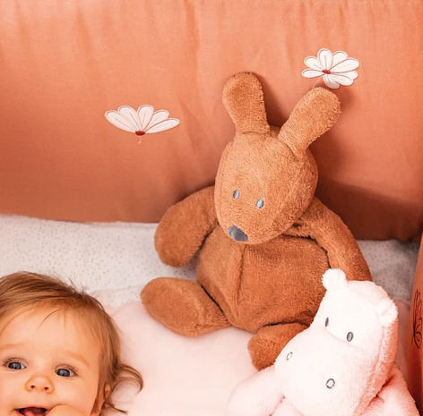 Nattou Ζωάκι Λαγουδάκι Bonnie από Ύφασμα για Νεογέννητα