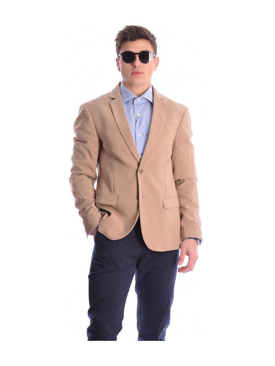 Beige Italian jacket with buttons