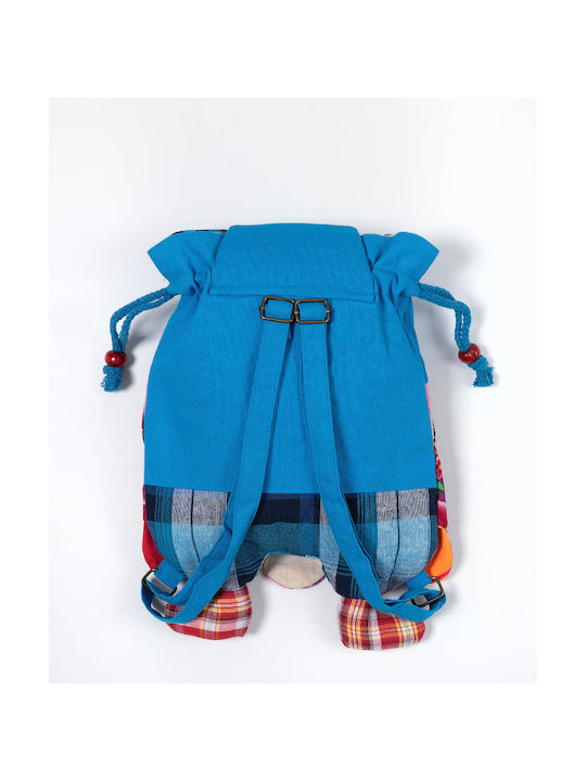 Silk Fashion Κουκουβάγια Kinder Rucksack Rucksack Blau 24cmcm