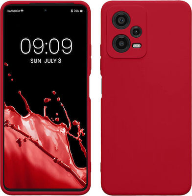 KWmobile Rubberized Back Cover Σιλικόνης Sweet Cherry (Redmi Note 12 5G / Poco X5 5G)