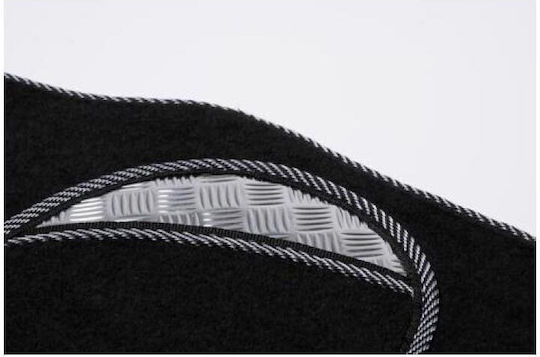 Dunlop Комплект Предни и Задни Постелки Универсален 4бр от Килим Черни