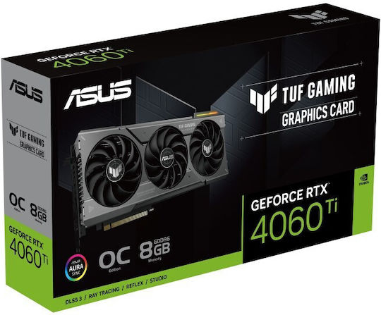 Asus GeForce RTX 4060 Ti 8GB GDDR6 TUF Gaming OC Placă Grafică