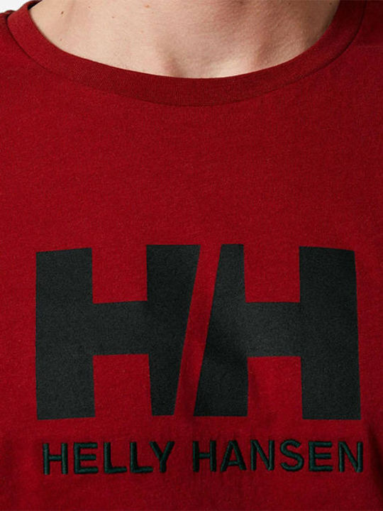 Helly Hansen Logo T-Shirt Men's T-Shirt with Logo Red