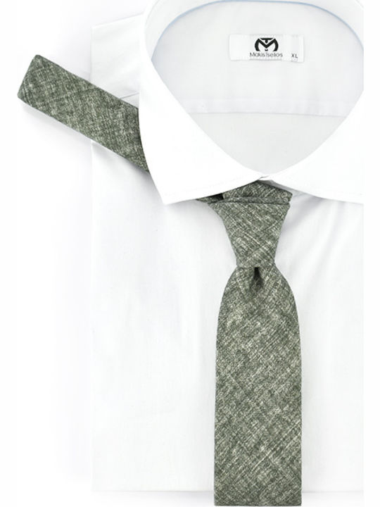 Boss Men's Tie Wool Knitted Printed in Gray Color