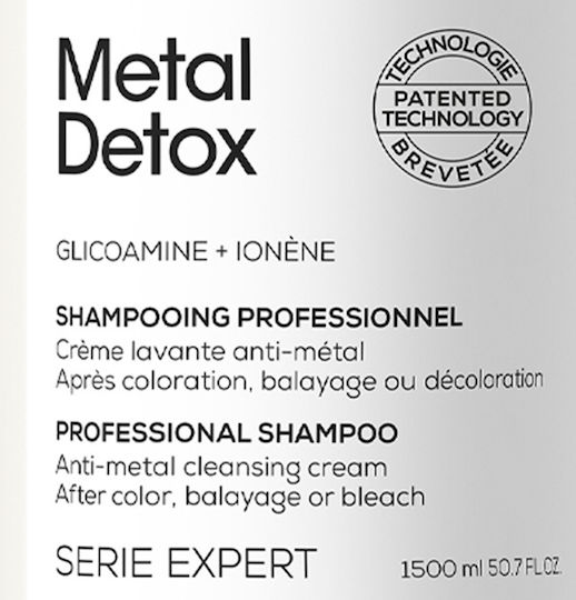 L'Oréal Professionnel Metal Detox Σαμπουάν Διατήρησης Χρώματος για Βαμμένα Μαλλιά 1500ml