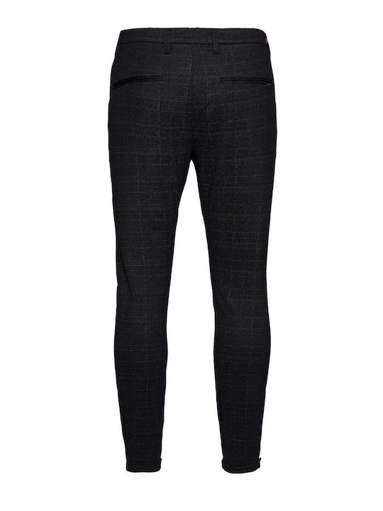 GABBA PISA KD3920 BLACK SHADOW CHECK PANT P4961