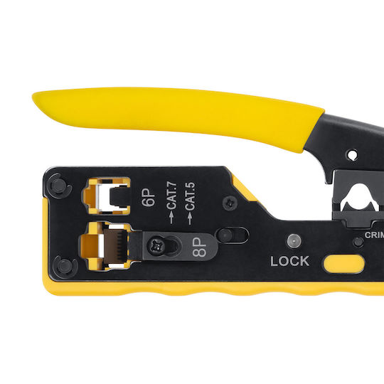 Rebel Ethernet Internet Cable Crimping Plier RJ12, RJ45