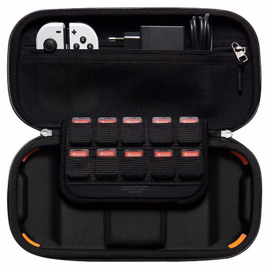 Spigen Rugged Armor Pouch Pro Plastic Switch OLED Carrying Case Black