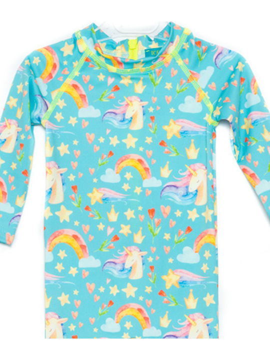 Tortue Kids Swimwear One-Piece Turquoise Tortue Kids Swimwear One-Piece Turquoise