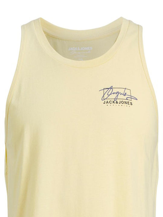 Jack & Jones Bluza Bărbătească cu Mânecă Scurtă French Vanilla