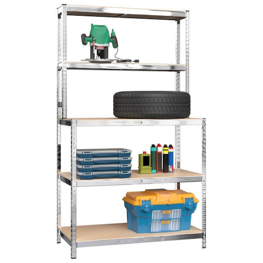 vidaXL Dexion Regal Verzinkt 100x50x180cm 152875