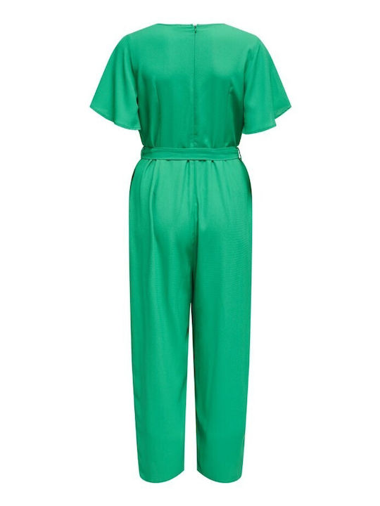 Only Women's Short-sleeved One-piece Suit Green