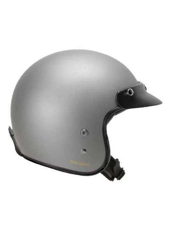 Garibaldi G02X Matt Metal Grey Κράνος Μηχανής Jet ECE 22.05