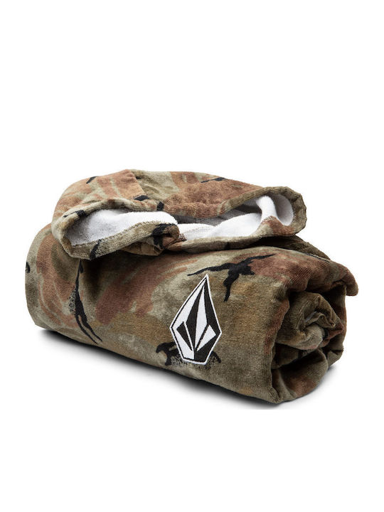 Volcom Surf Vitals Jack Robinson Плажна пончо Памук Зелен