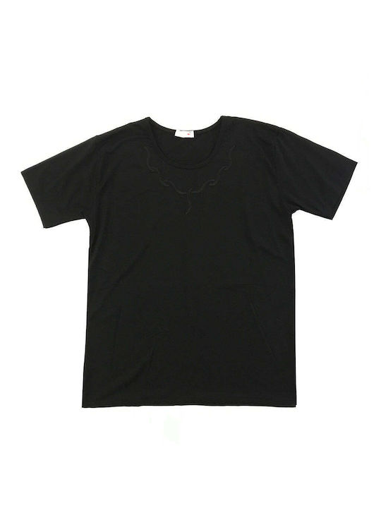 Ustyle Women's T-shirt Black