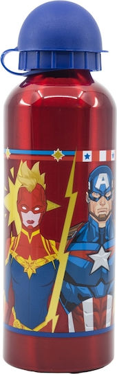 Stor Παιδικό Παγούρι Avengers Αλουμινίου 530ml (Διάφορα Σχέδια/Χρώματα)