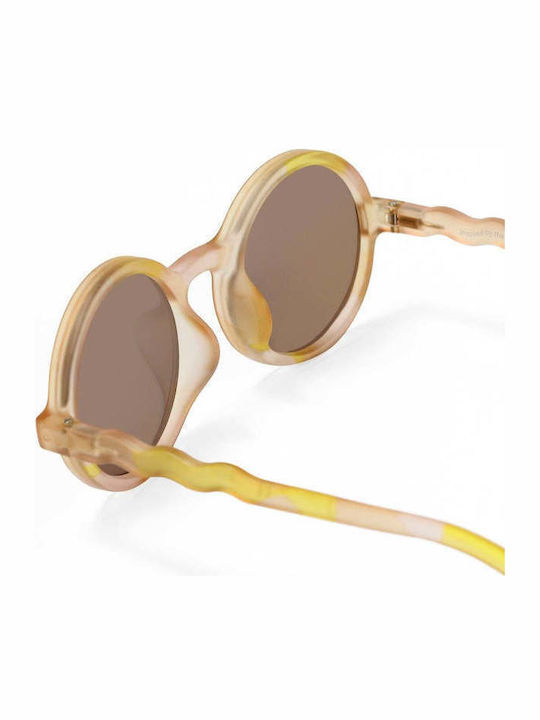 Olivio & Co Round Kids Sunglasses with Polarized Lenses Terracotta Terra Collage for 3-12 Years