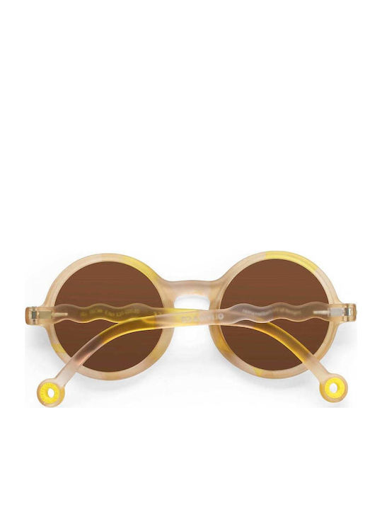 Olivio & Co Round Kids Sunglasses with Polarized Lenses Terracotta Terra Collage for 3-12 Years