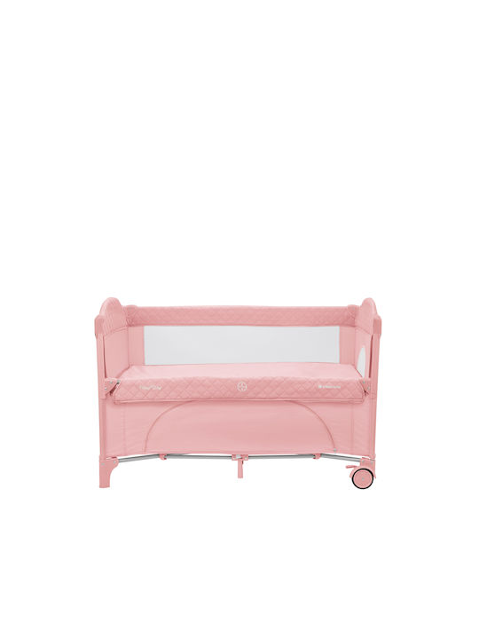 Kikka Boo Milky Way 2023 Кошара за игра 2 Нива с Матрак Розов 125x65см