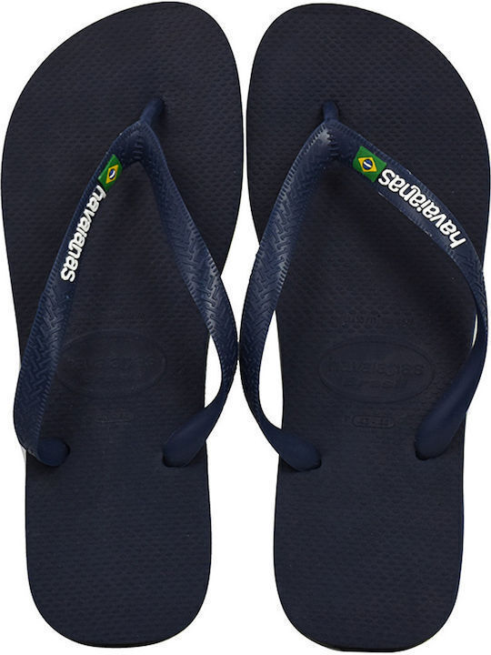 Havaianas Kids' Flip Flops Navy Blue Brasil