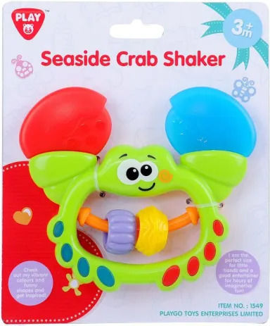 Playgo Seaside Crab Shaker Κουδουνίστρα
